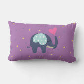 SLEEPY ELEPHANT STARS PATTERN KUSSEN (Achterkant)