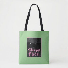 Sleepy Face Collectie: Aangepast All-Over-Print Ta Draagtas
