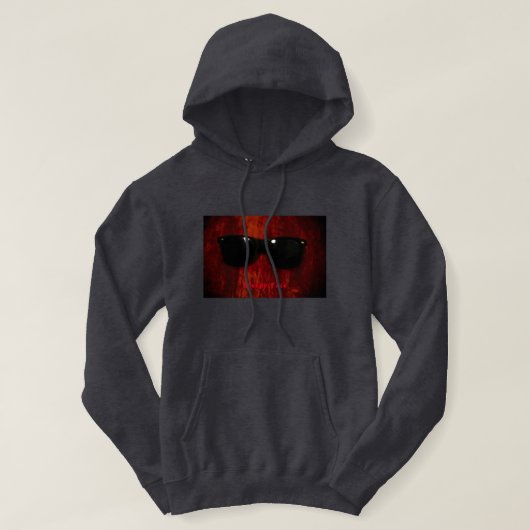 Sleepy Face: donkergrijs - basic sweatshirt met ca (Design voorkant)
