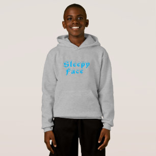 Sleepy Face: Kinderen Pullover Hoodie Sweater