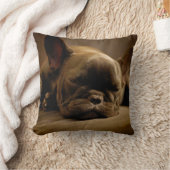 Sleepy French Bulldog Kussen (Deken)
