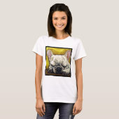 Sleepy Frenchie T-shirt (Voorkant volledig)