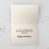 Sleepy Heidi en Ball Verjaardag Kaart (Binnen)