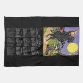 Sleepy Hollow 2022 Calendar Headless Horseman Theedoek (Horizontaal)