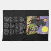 Sleepy Hollow 2023 Calendar Headless Horseman Theedoek (Horizontaal)