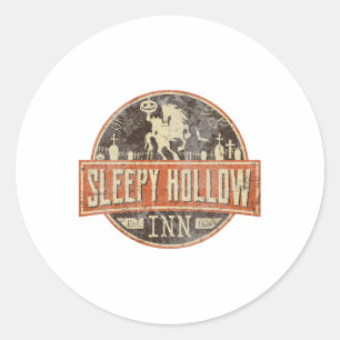 Sleepy Hollow Alloween Horseman Ronde Sticker