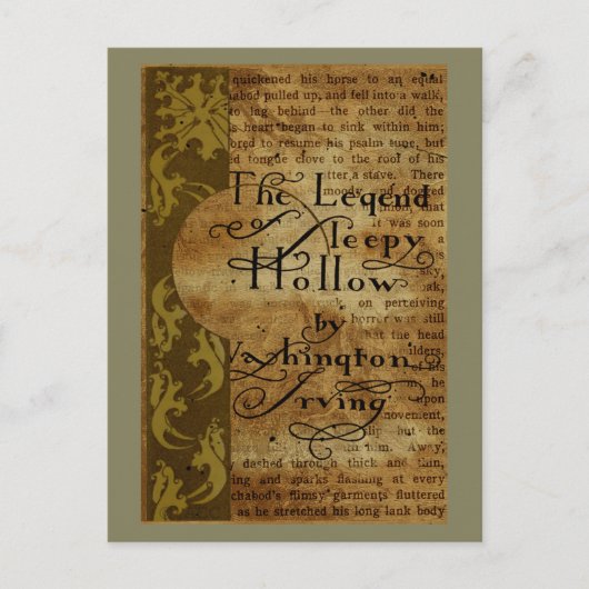 Sleepy Hollow Briefkaart (Voorkant)