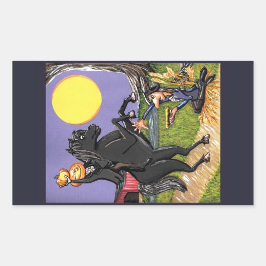 Sleepy Hollow Exhchange Horseman Ichabod sticker (Voorkant)