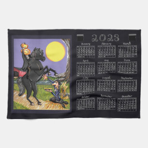 Sleepy Hollow Headless Horseman 2023-kalender Theedoek
