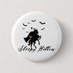 Sleepy Hollow Headless Horseman Ronde Button 5,7 Cm