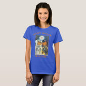 SLEEPY HOLLOW MARIAGE HALLOWEEN BASIC T-SHIRT Blu (Devant entier)