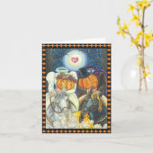 SLEEPY HOLLOW MARIAGE HALLOWEEN CARTE DE REMARQUE  (Fleur jaune)