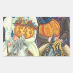 SLEEPY HOLLOW MARIAGE HALLOWEEN STICKERS SHEET Rec