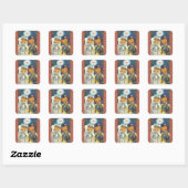 SLEEPY HOLLOW MARIAGE HALLOWEEN STICKERS SHEET Squ (Feuille)
