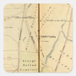 Sleepy Hollow, New York Vierkante Sticker