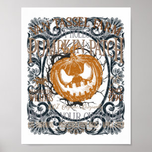 Sleepy Hollow Pumpkin Picking Boerderij Grappig Ha Poster