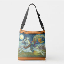 SLEEPY HOLLOW SCARECROW & MULE CROSS BODY CANVAS T
