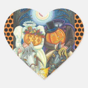 SLEEPY HOLLOW WEDDING HALLOEEN STICKER SHEET