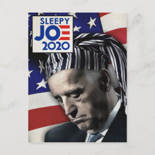 Sleepy Joe Biden 2020 Briefkaart