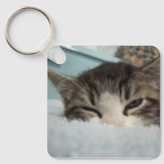 Sleepy Keeno Aluminium Vierkante Sleutelhanger