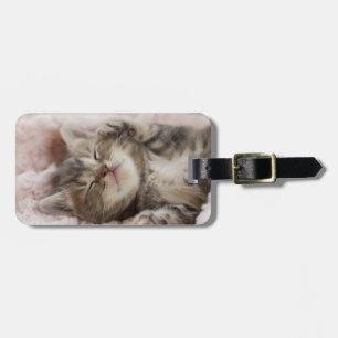 Sleepy Kitten Bagagelabel