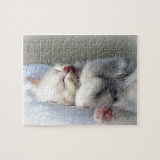 Sleepy Kitten Legpuzzel (Horizontaal)