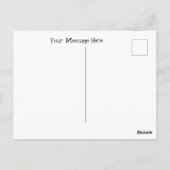 Sleepy Kitten | Uitgebreide poten Briefkaart (Achterkant)