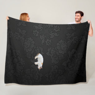 Sleepy Kitty Fleece Deken