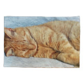 Sleepy Kitty Kussensloop (Achterkant)