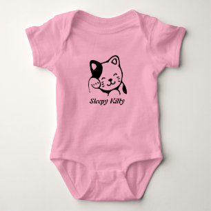 Sleepy Kitty Romper