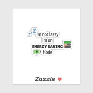 sleepy mode ON Sticker