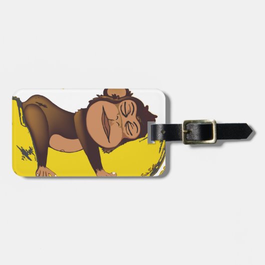 Sleepy Monkey Bagagelabel (Voorkant horizontaal)