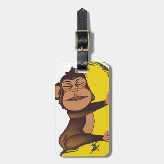 Sleepy Monkey Bagagelabel (Voorkant verticaal)