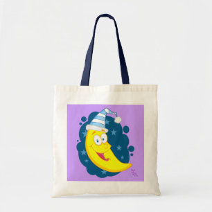 Sleepy Moon Budget Canvas tas