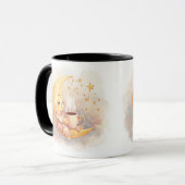 Sleepy Moon Coffee Mug – Cozy Night Dream Mok (Voorkant links)