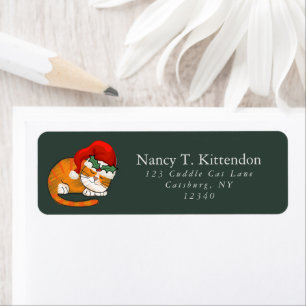 Sleepy Oranje Kerstman Kattenbos Groen Etiket