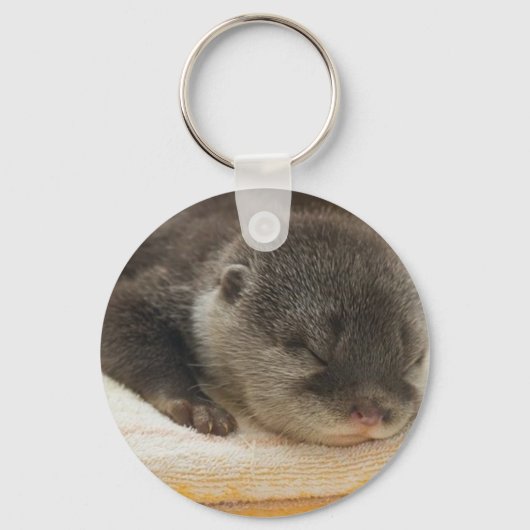 Sleepy Otter Sleutelhanger (Voorkant)