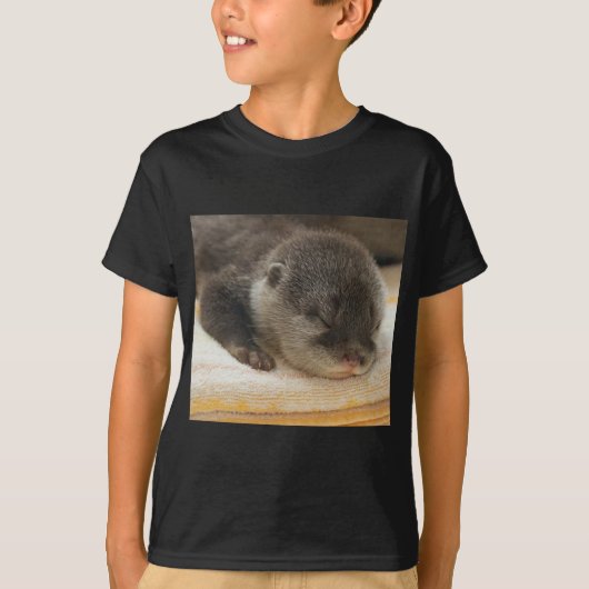 Sleepy Otter T-shirt (Voorkant)