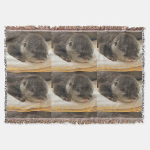 Sleepy Otters Deken