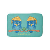 Sleepy Owl Thunder_Cove Badmat (Voorkant)