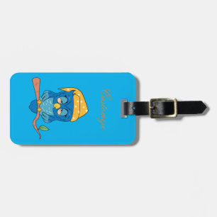 Sleepy Owl Thunder_Cove Bagagelabel