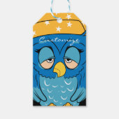 Sleepy Owl Thunder_Cove Cadeaulabel (Voorkant)