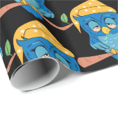 Sleepy Owl Thunder_Cove Cadeaupapier (Rol Hoek)