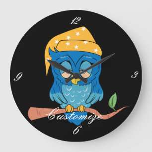 Sleepy Owl Thunder_Cove Grote Klok