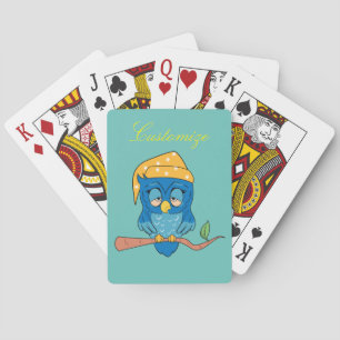 Sleepy Owl Thunder_Cove Pokerkaarten