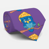 Sleepy Owl Thunder_Cove Stropdas (Opgerold)