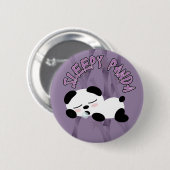 Sleepy Panda Ronde Button 5,7 Cm (Voorkant /achterkant)