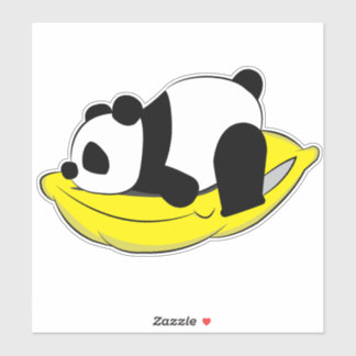 Sleepy Panda Sticker