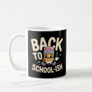 Sleepy Pencil Terug naar School-achtige Funny Kawa Koffiemok