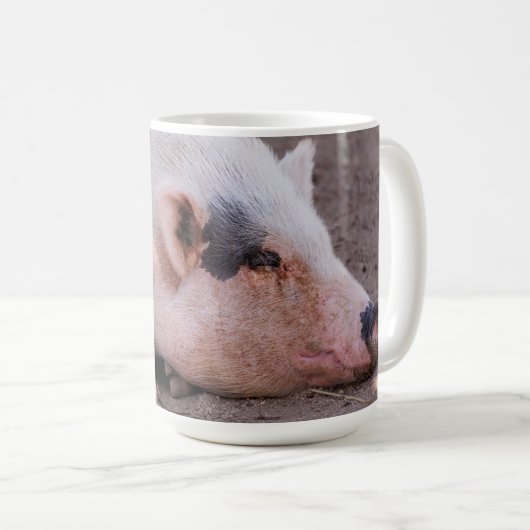 Sleepy Pig Mug (Devant droit)
